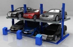 2700kg Automated Car Parking System 3Ph 24V 2 Level Car Parking Lift
