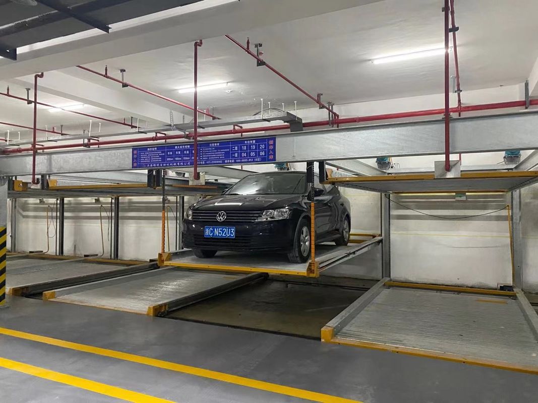 OEM Double Decker Parking System 2 Levels Garage Elevator Lift
